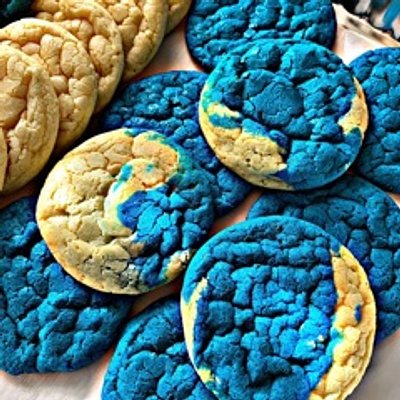 Blue Velvet Cookies 