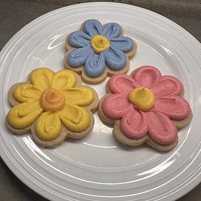 Decorated Buttercream Cookies