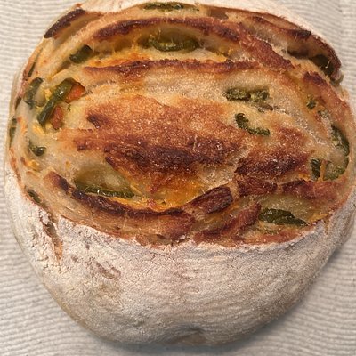 Jalapeño & Cheddar Sourdough Loaf 