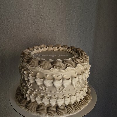 Gender Reveal Cake (7"2 Layers) 