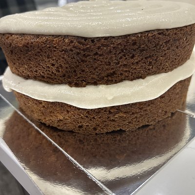 Carrot Cake with Dairy-free Cream Cheese Frosting 