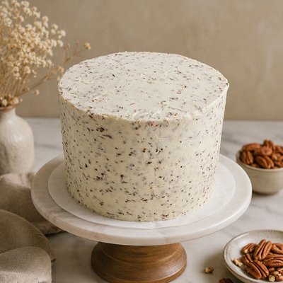 Signature Red Velvet Cake w/ Toasted Pecan Cream Cheese Icing