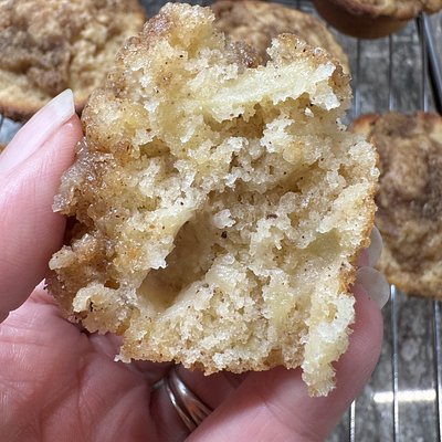 Apple Cinnamon Sourdough Muffin With Strudel 