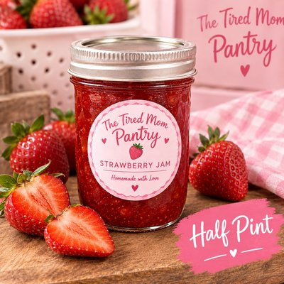 Strawberry Jam (half-pint) 