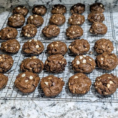 Double Chocolate with White Chocolate Chips