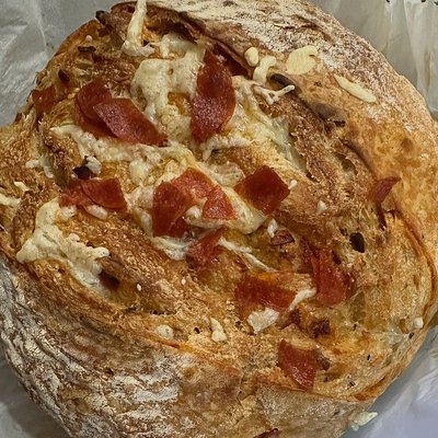 Sourdough Pepperoni & Mozzarella Pizza Loaf