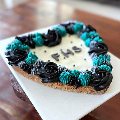 8” School Chocolate Chip Cookie Cake with Buttercream (serves 8-10)