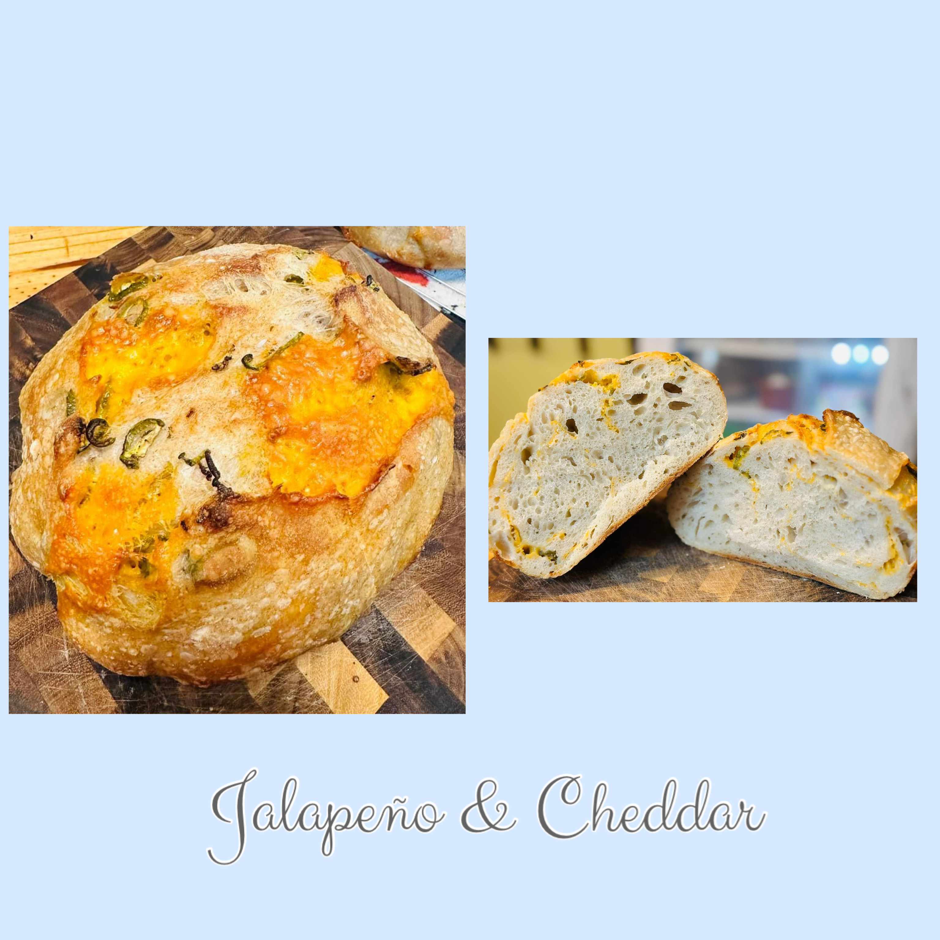 Jalapeño Cheddar Sourdough Loaf