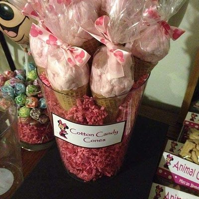Cotton Candy Cones