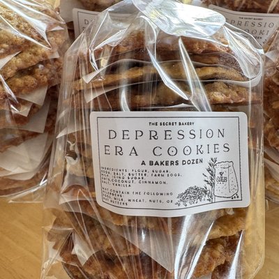 Depression Era Cookies -Bakers Dozen 