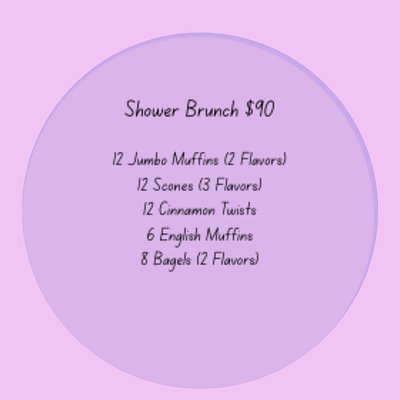 Shower Brunch
