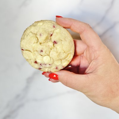 Raspberry Cheesecake Cookies