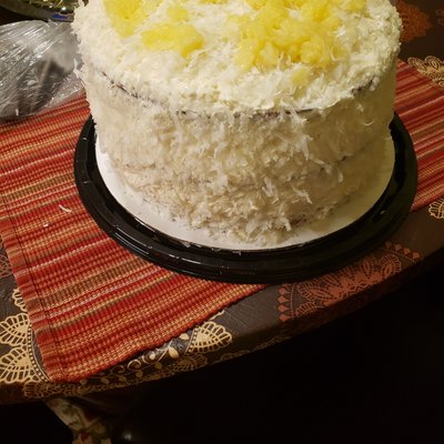 Pineapple Coconut Yellow Cake