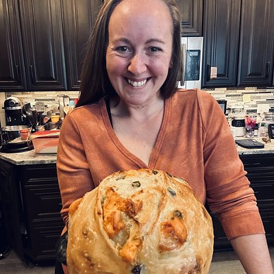 Jalapeño Cheddar Sourdough Boule