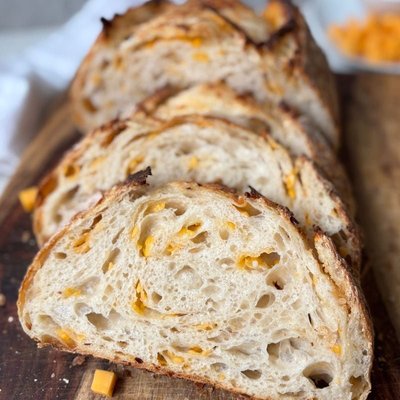 Cheddar And Onion Sourdough Loaf