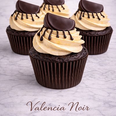 Valencia Noir Cupcakes