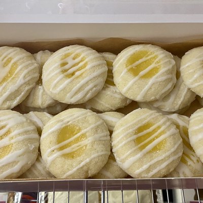 Lemon Curd Thumbprint Cookies (36-40 Cookies)