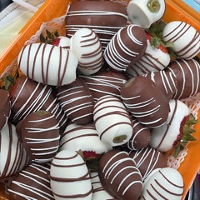 Mixed Chocolate Covered Fruit Bowl-Small
