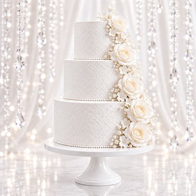 Custom 8" & 10" & 12" Three Tier Cake