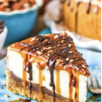 Carmel Pecan Pumpkin Cheesecake 