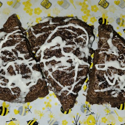 Chocolate Espresso Sourdough Scones