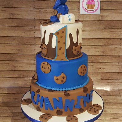 Cookiee Monster Cake