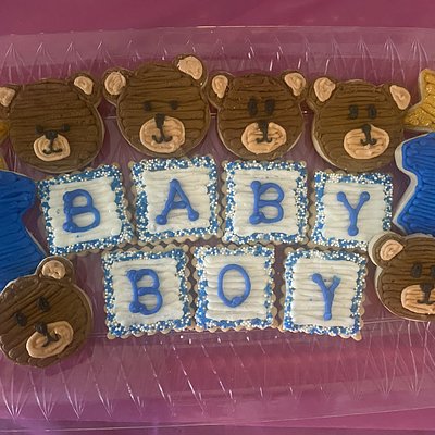 Baby Shower Themed Sugar cookies