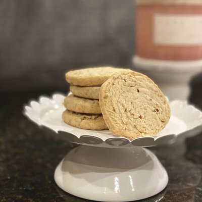 One Dozen Toasted Pecan Shortbread Cookies 