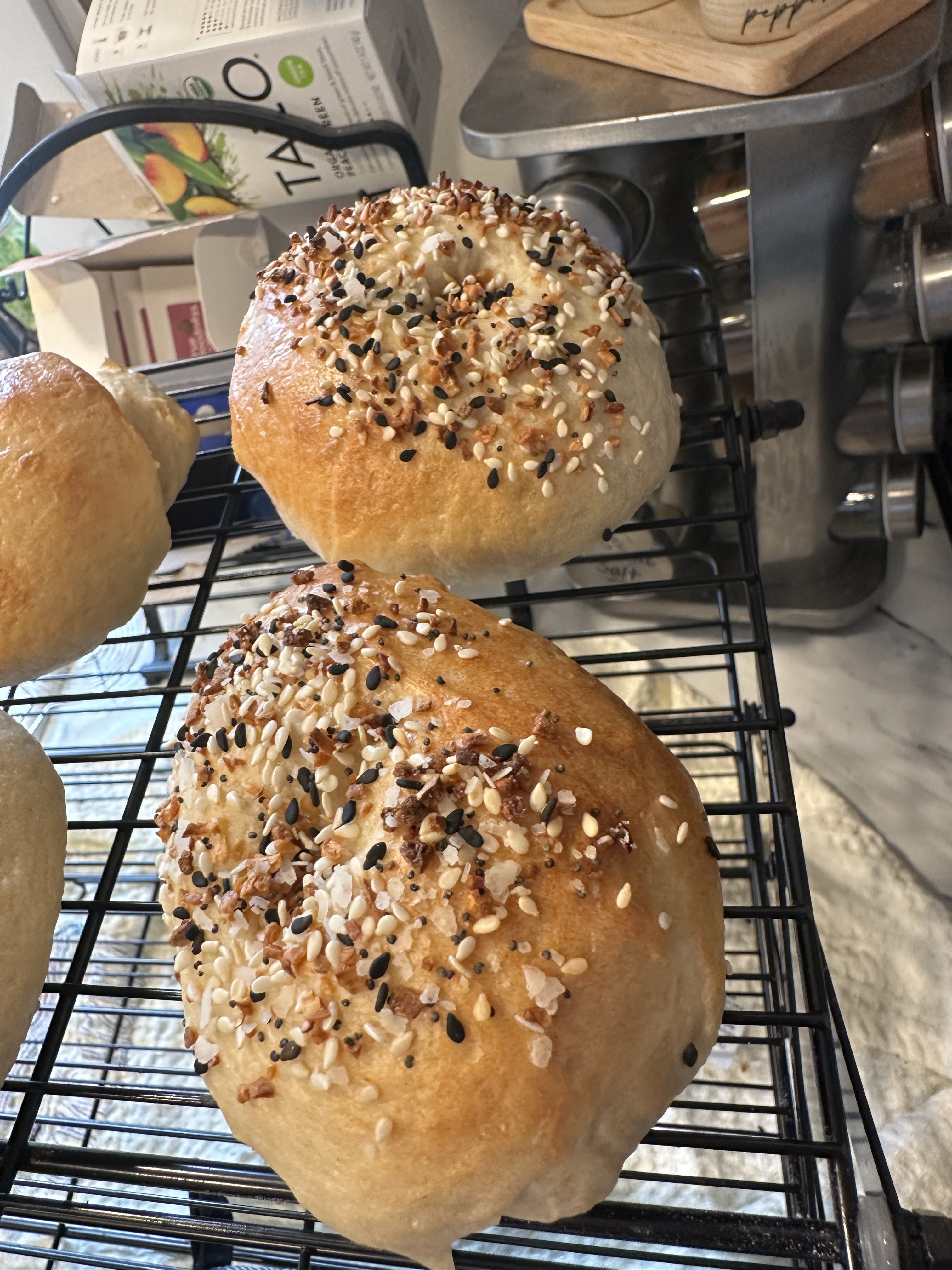 Sourdough Everything Bagels