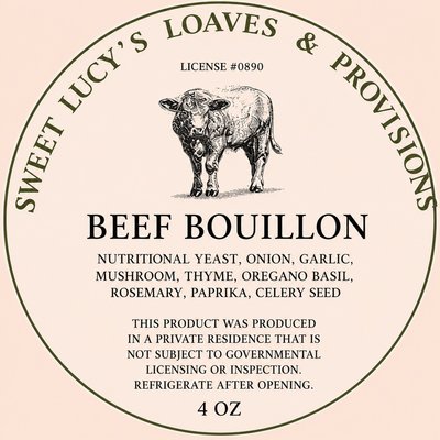 Beef bullion 4 Oz