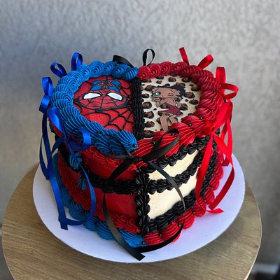 10” Custom Heart Cake 