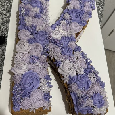 1/2 Sheet Cookie Cake - Single Layer