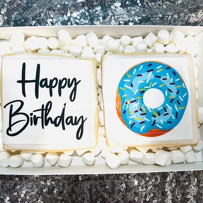 Happy Birthday Royal Icing Cookie Gift Set