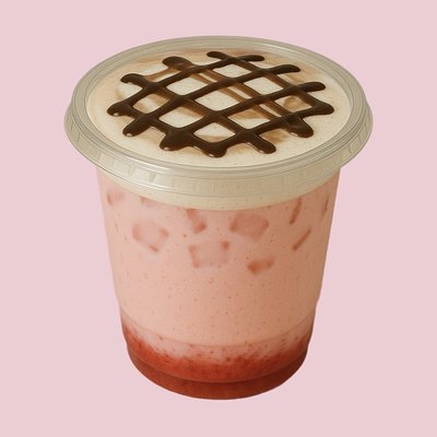 Chocolate Strawberry Milk Tea 