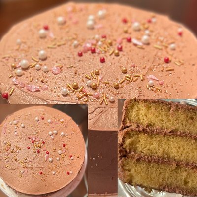 Classic Yellow 3layer W/Buttercream Frosting 