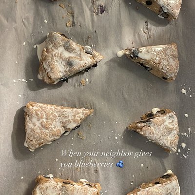 Blueberry scones (8 Pcs)