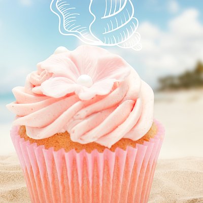 Guava Lava Cupcakes