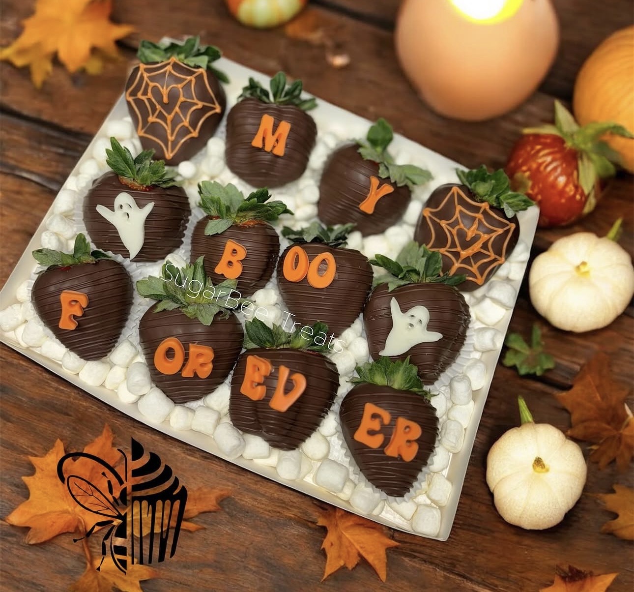 Halloween Chocolate Strawberries 