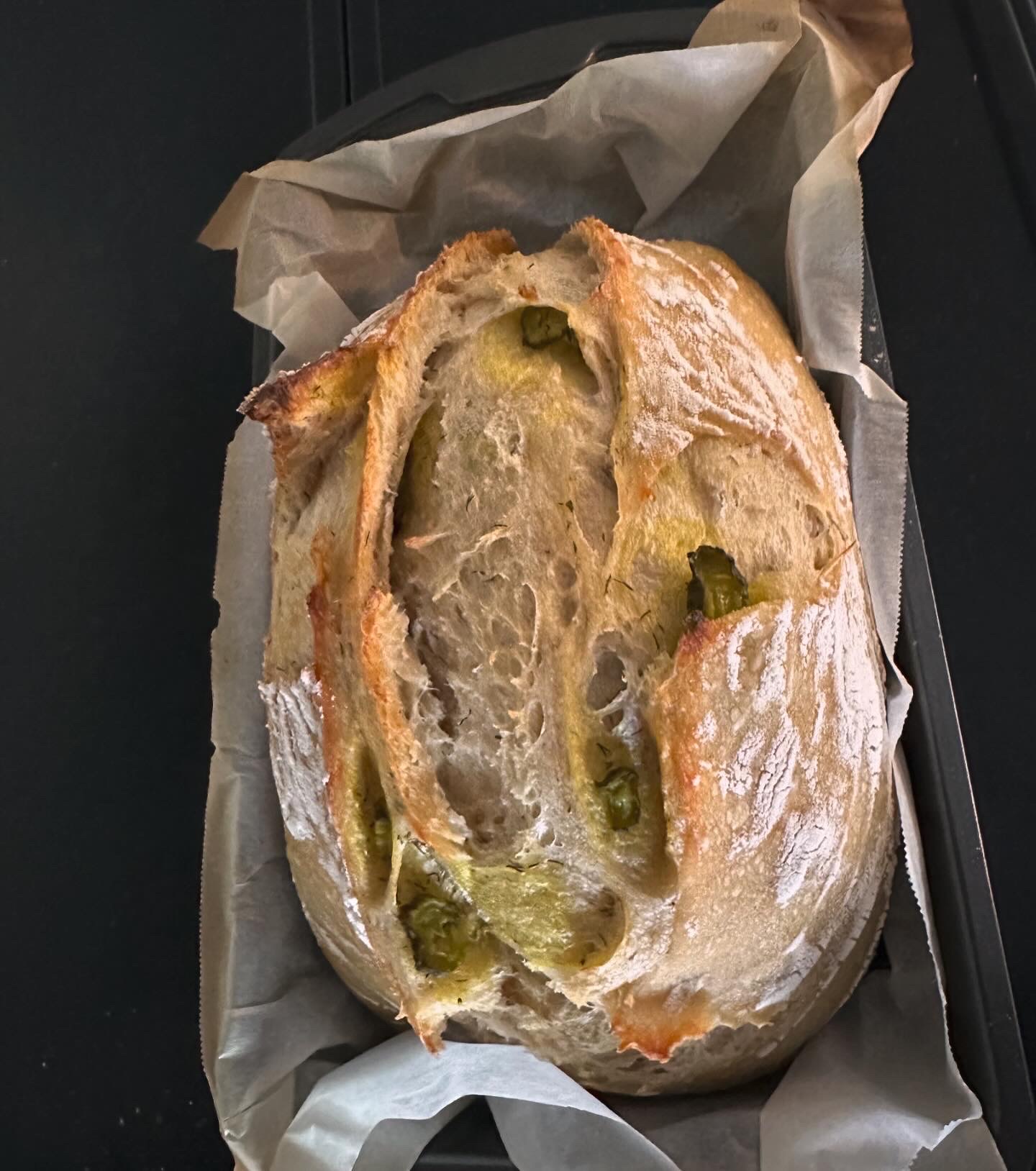 Dill Pickle Sourdough Bread