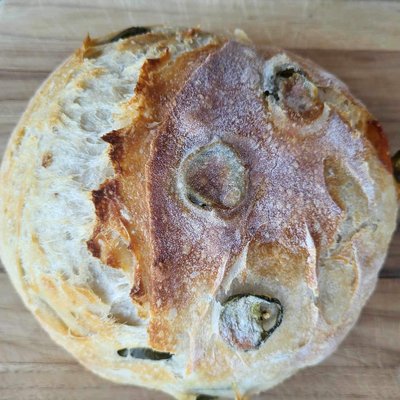 Jalapeño Cheddar Sourdough Loaf