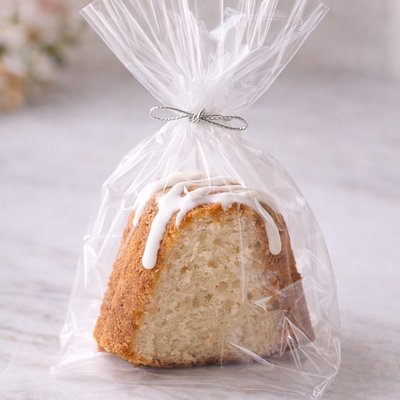 INDIVIDUALLY WRAPPED SLICES - CELLOPHANE GIFT BAGS 