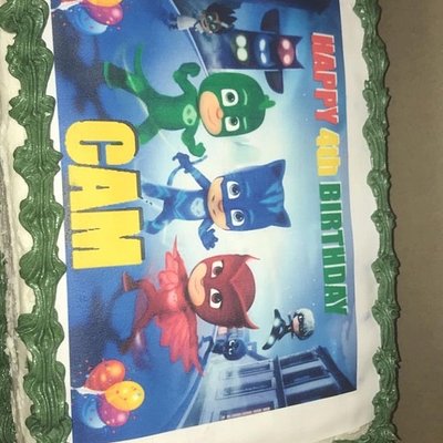 PJ Masks 1/4 Sheet Cake 
