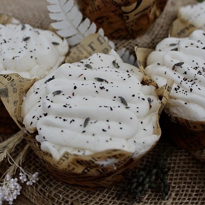 Lavender London Fog Cupcakes 1/2 Dozen