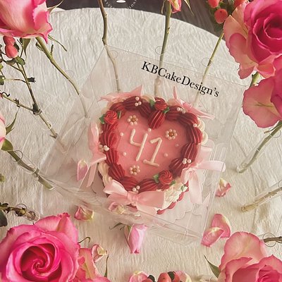 Mini 4” Heart With Satin Bows