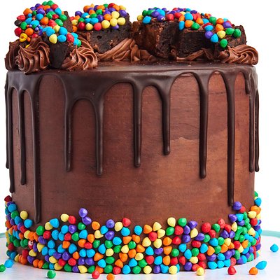 8" Cosmic Brownie Cake (3-Layered)