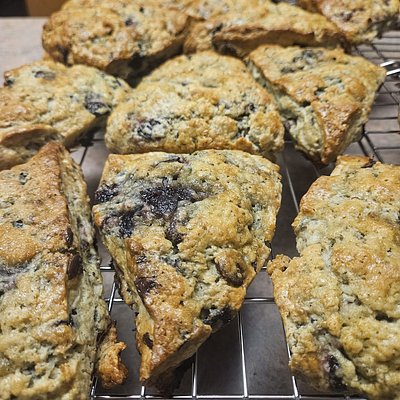  Dark Chocolate Cherry Scones - 8 Pack