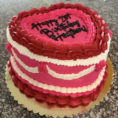 Vintage Heart Cake