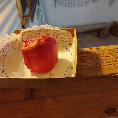 Individual Raspberry Fruit Shaped Dessert 