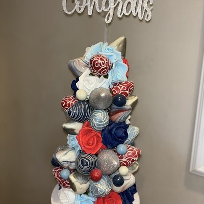 Graduation Strawberry Tower (Large)