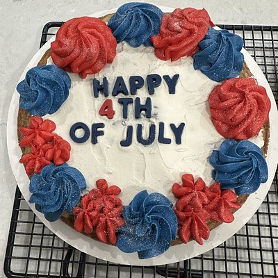 Circle 9 Inch Circle Double Layer Cookie Cake 